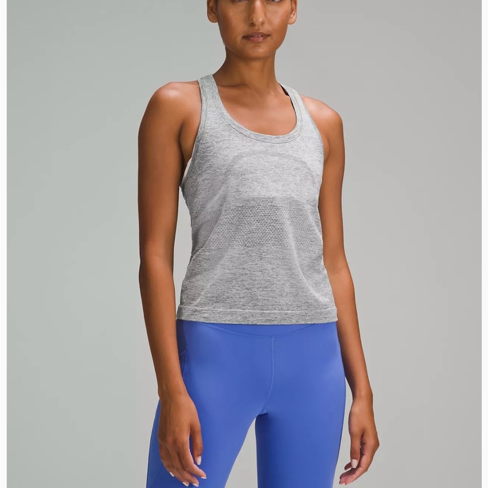 Lululemon Swiftly Tech Racerback Tank Size 12 Slate Color